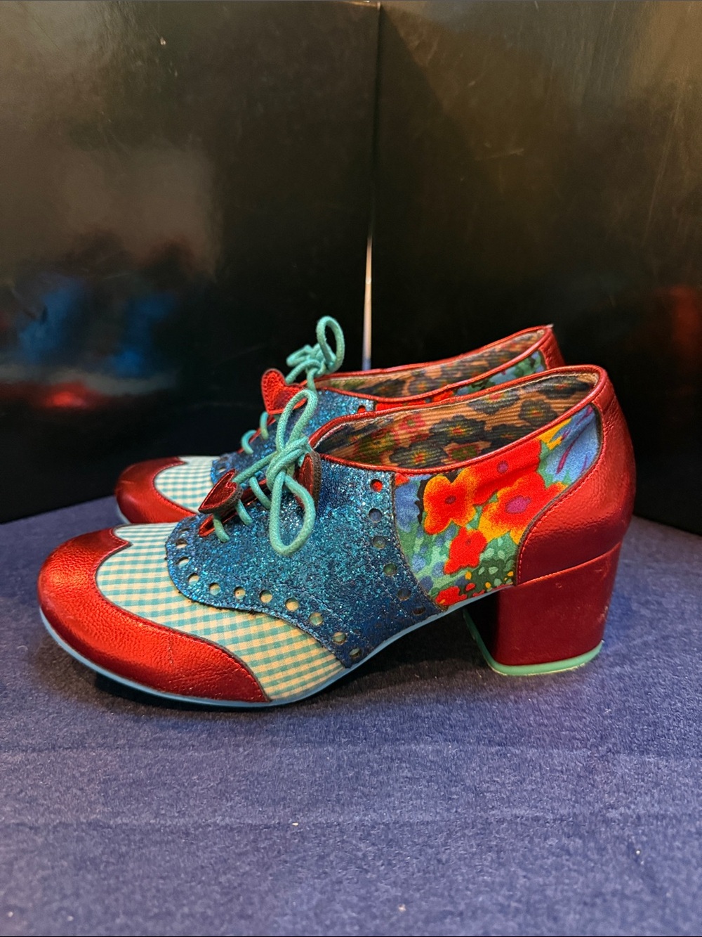 Irregular choice - Clara Bow - red and blue - size 37 - Picture 5 of 7